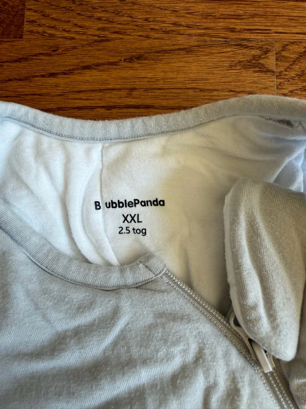 Toddler Bubble Panda Sleep Sacks size XXL 2.5 tog in Mint Green and Gray